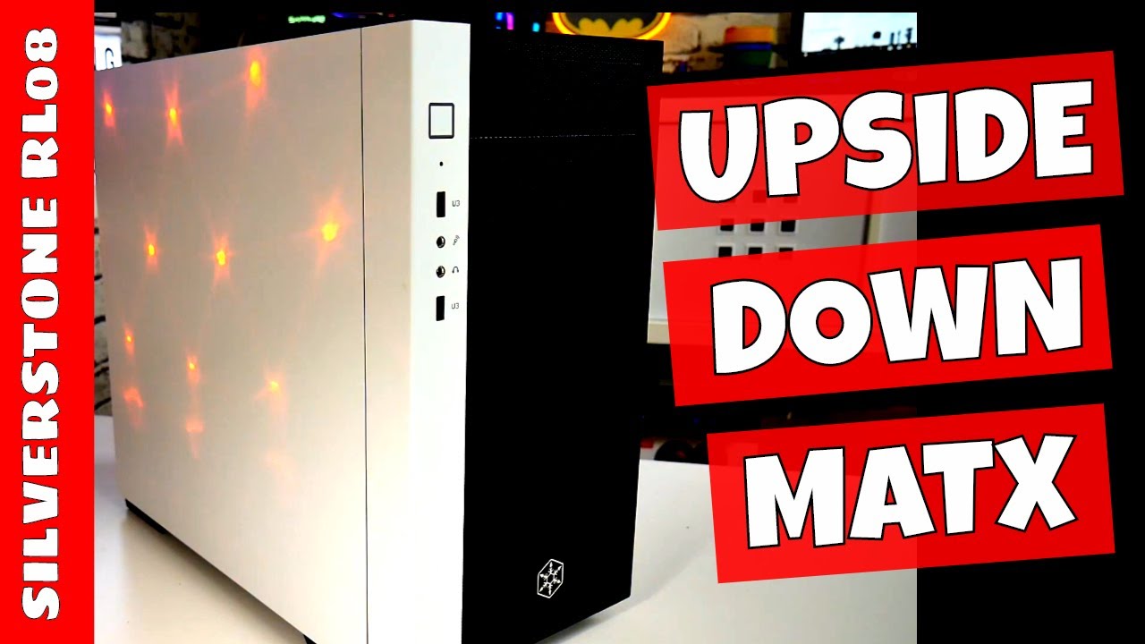 Silverstone Upside Down Micro ATX PC Case Redline Series RL08