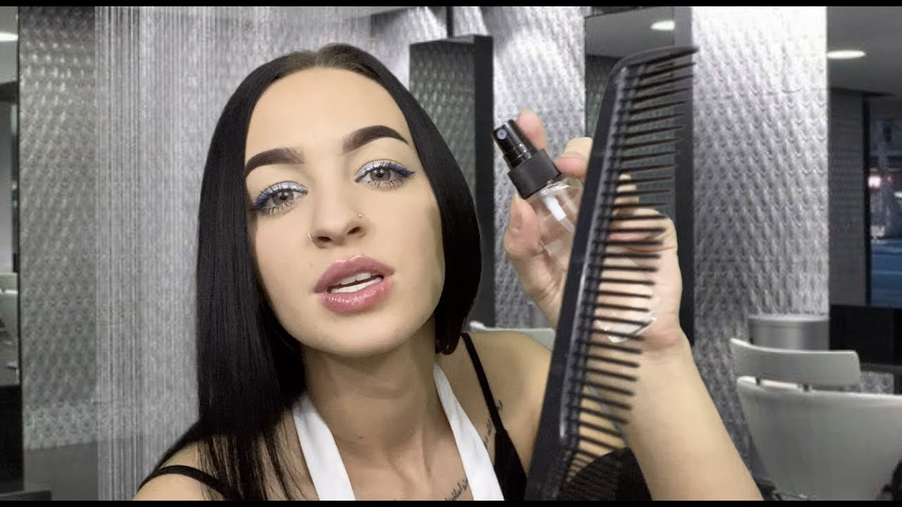 [ASMR] Cutting Your Hair - Curtain Bangs