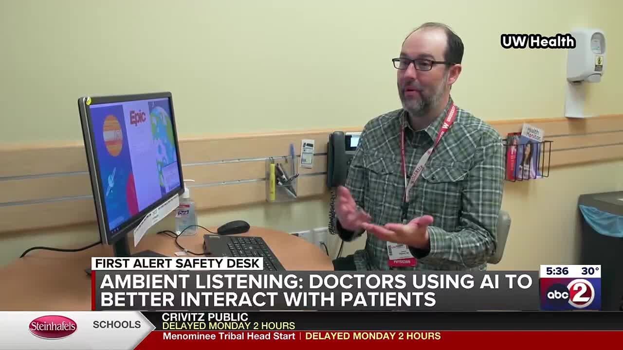 Doctors using AI, giving them more time with patients