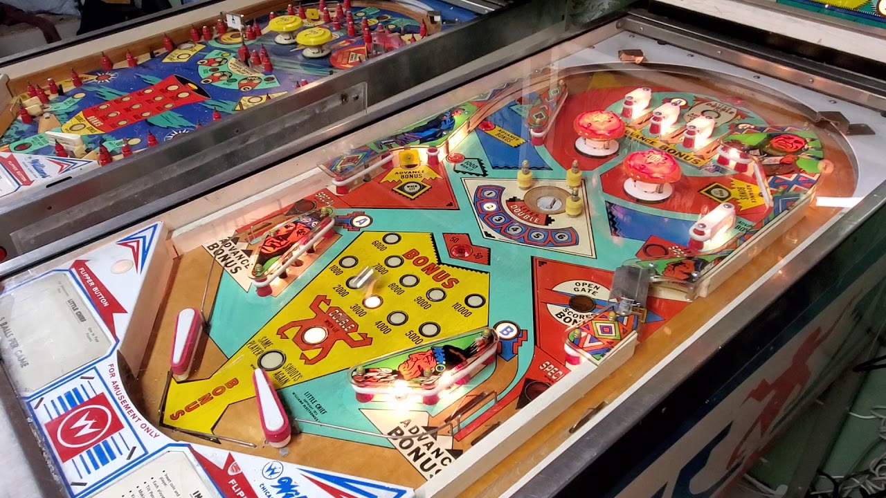 Williams Little Chief 1975 Pinball Machine (Playfield Video)