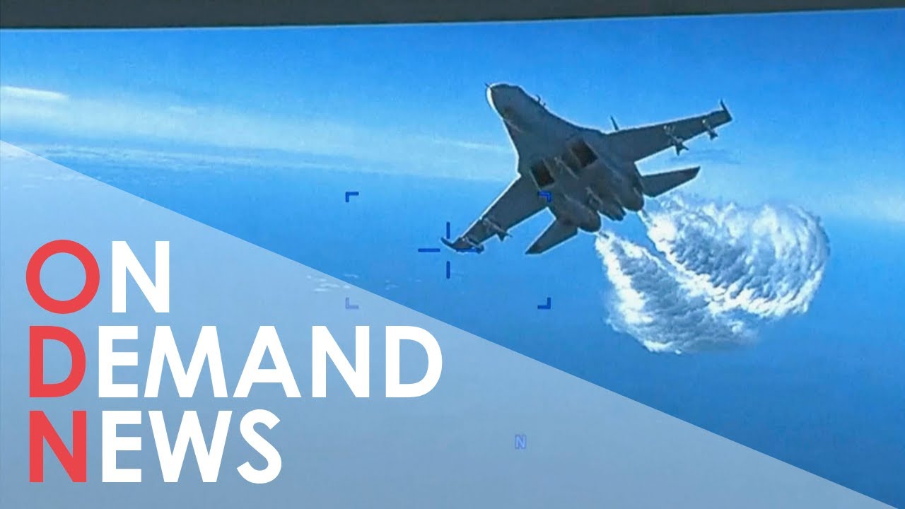 Russian Jet INTERCEPTS US Drone