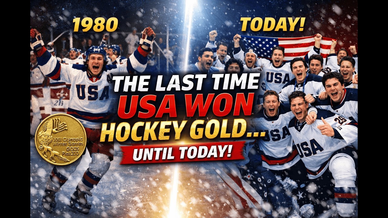 The LAST Time USA Won Olympic Hockey Gold… Until Today!