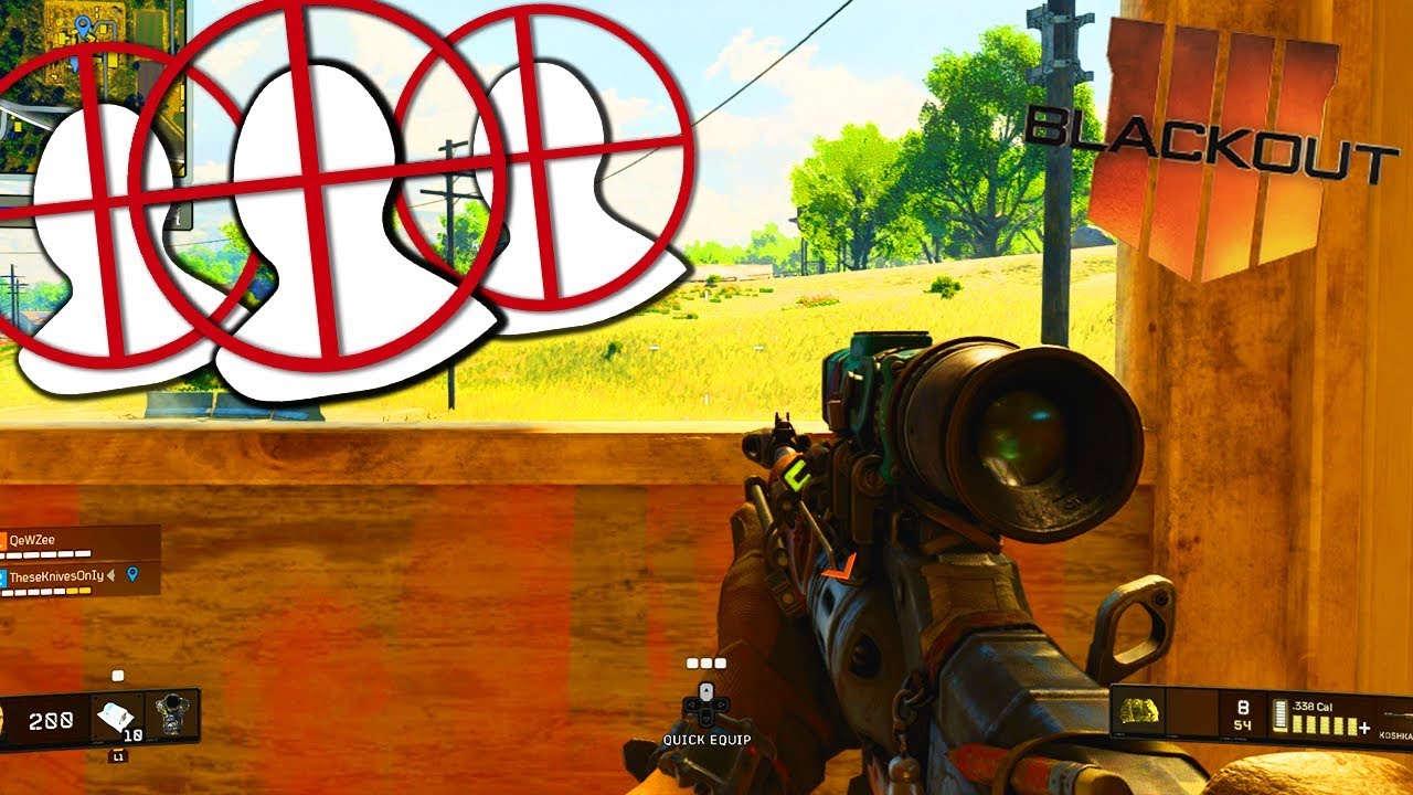 CRAZY HEADSHOT SNIPES in BLACKOUT!! (COD Black Ops 4 Battle Royale Gameplay!)