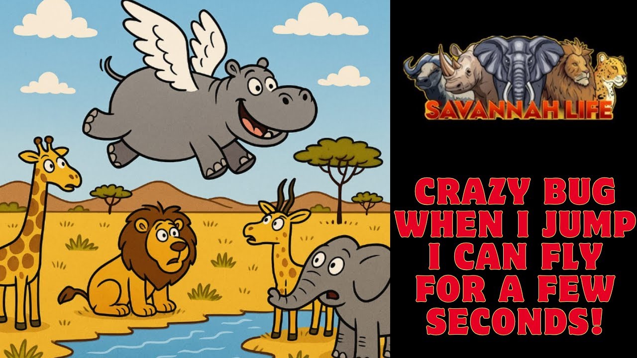 Savanna Life: King of the Wild with a HIPPO! (Insane Bug Discovered)