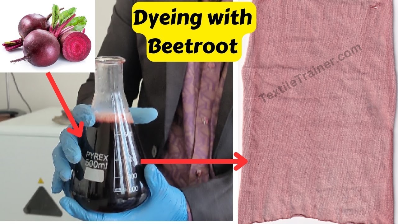 Natural Dyes: Fabric Dyeing with Beetroot with 4 Easy Step