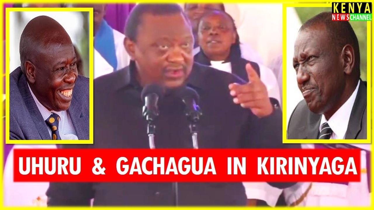 Uhuru Kenyatta FULL EXPLOSIVE speech today in front of Gachagua - Listen what he told Ruto Kirinyaga