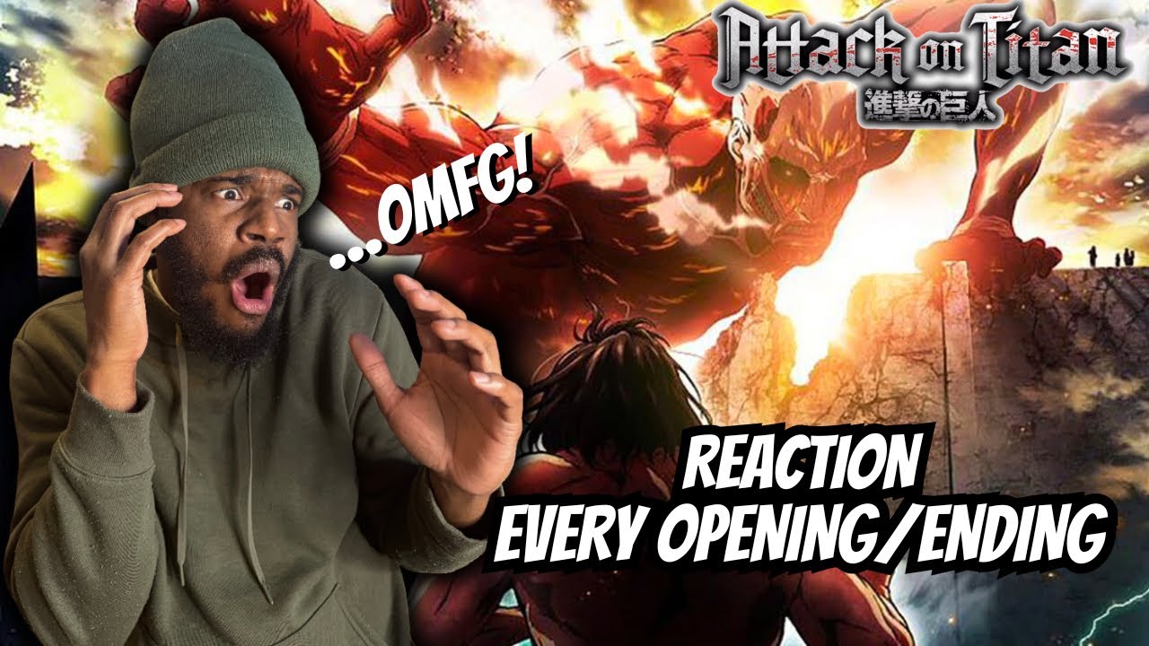 ATTACK on TITAN Openings & Endings… FIRST TIME REACTION (Why Is This So Dark?)
