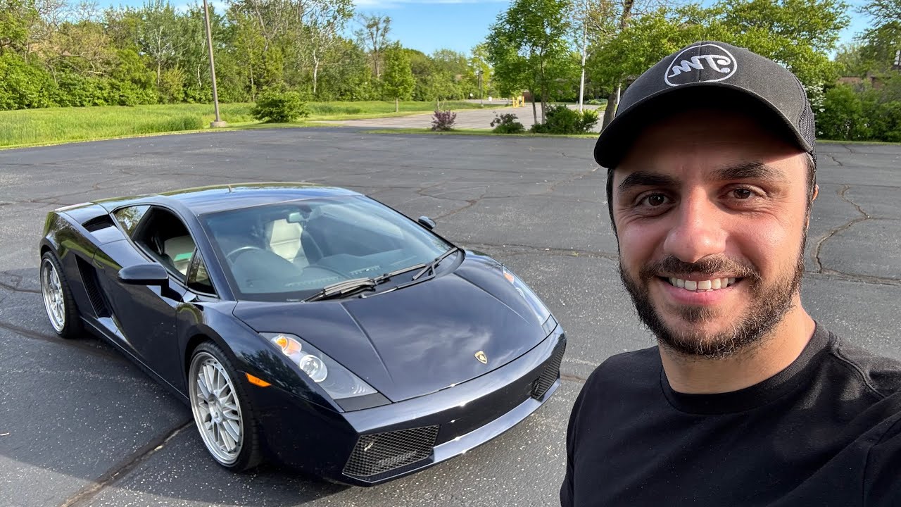 Taking my Lamborghini Gallardo to a car meet.