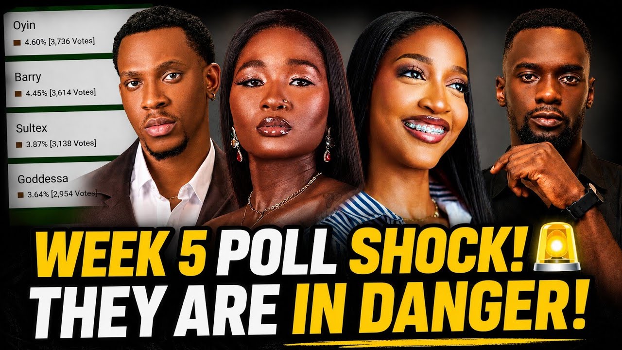 ШОКИРУЮЩИЕ результаты голосования BBNaija 5-й недели 🚨 Эти участники в СЕРЬЕЗНОЙ ОПАСНОСТИ?