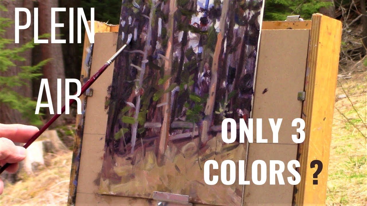 Plein Air - Using a Limited Palette - 3 Colors