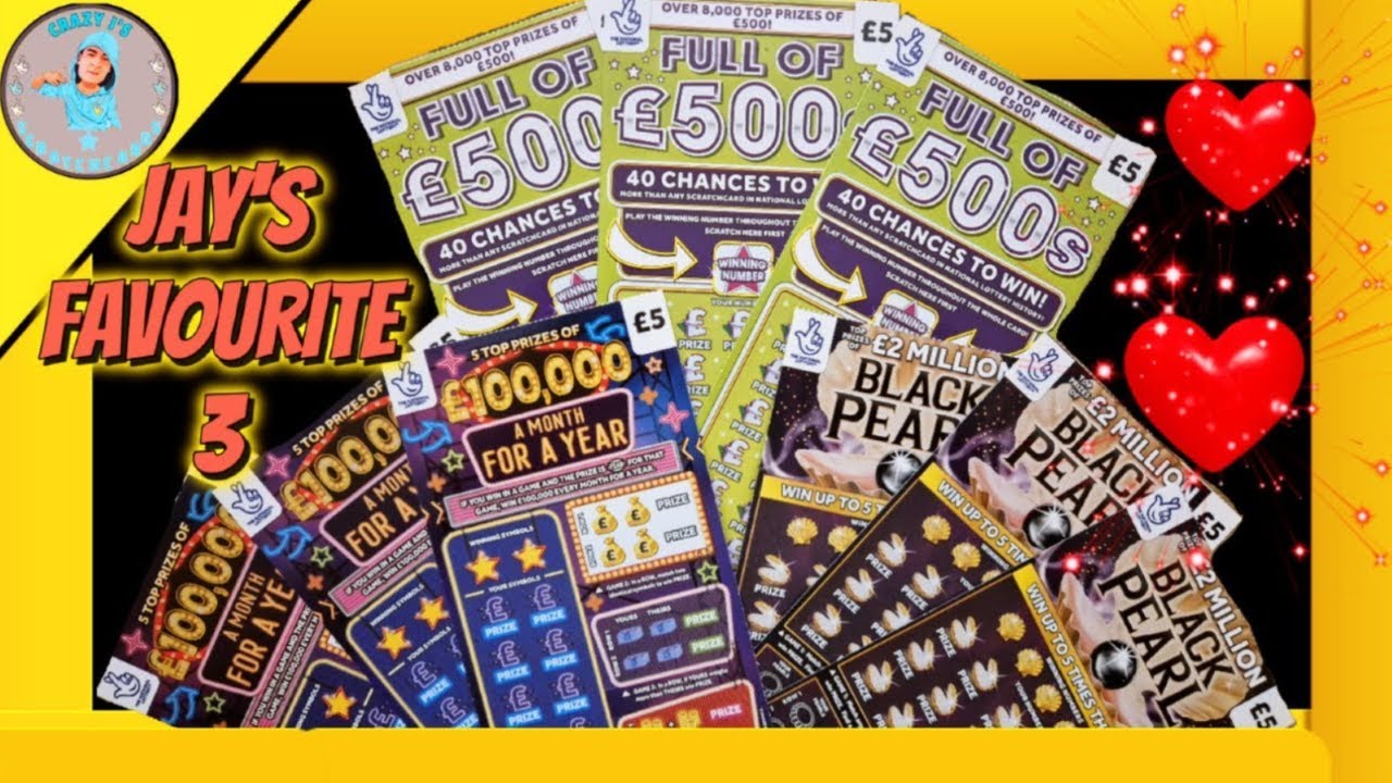 jay's favourite 3 scratch cards £45 worth today uk lottery scratchcards
