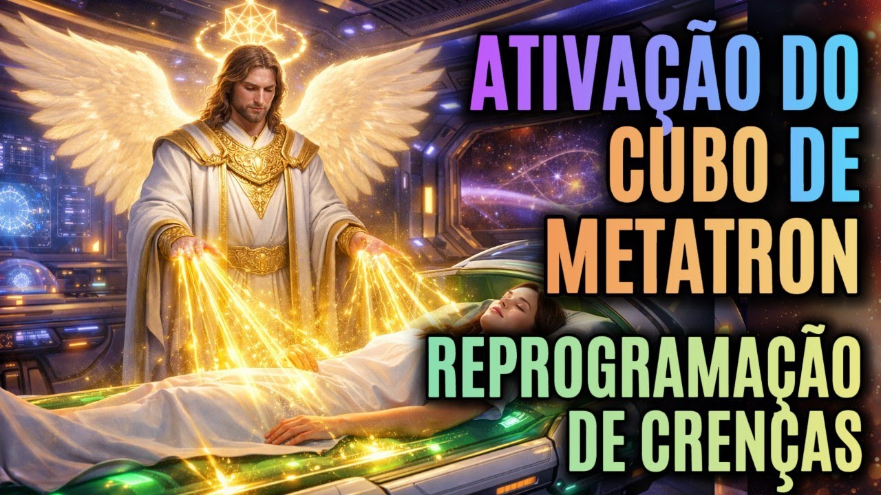 ⚡ Reprogramação de Crenças Limitantes | Ativação com Cubo de Metatron