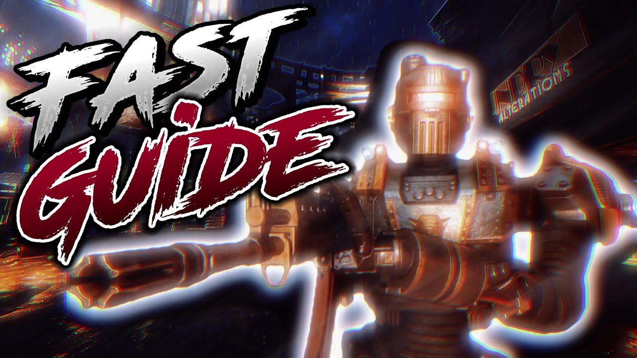 SHADOWS OF EVIL - CIVIL PROTECTOR FAST GUIDE | BLACK OPS 3 ZOMBIES