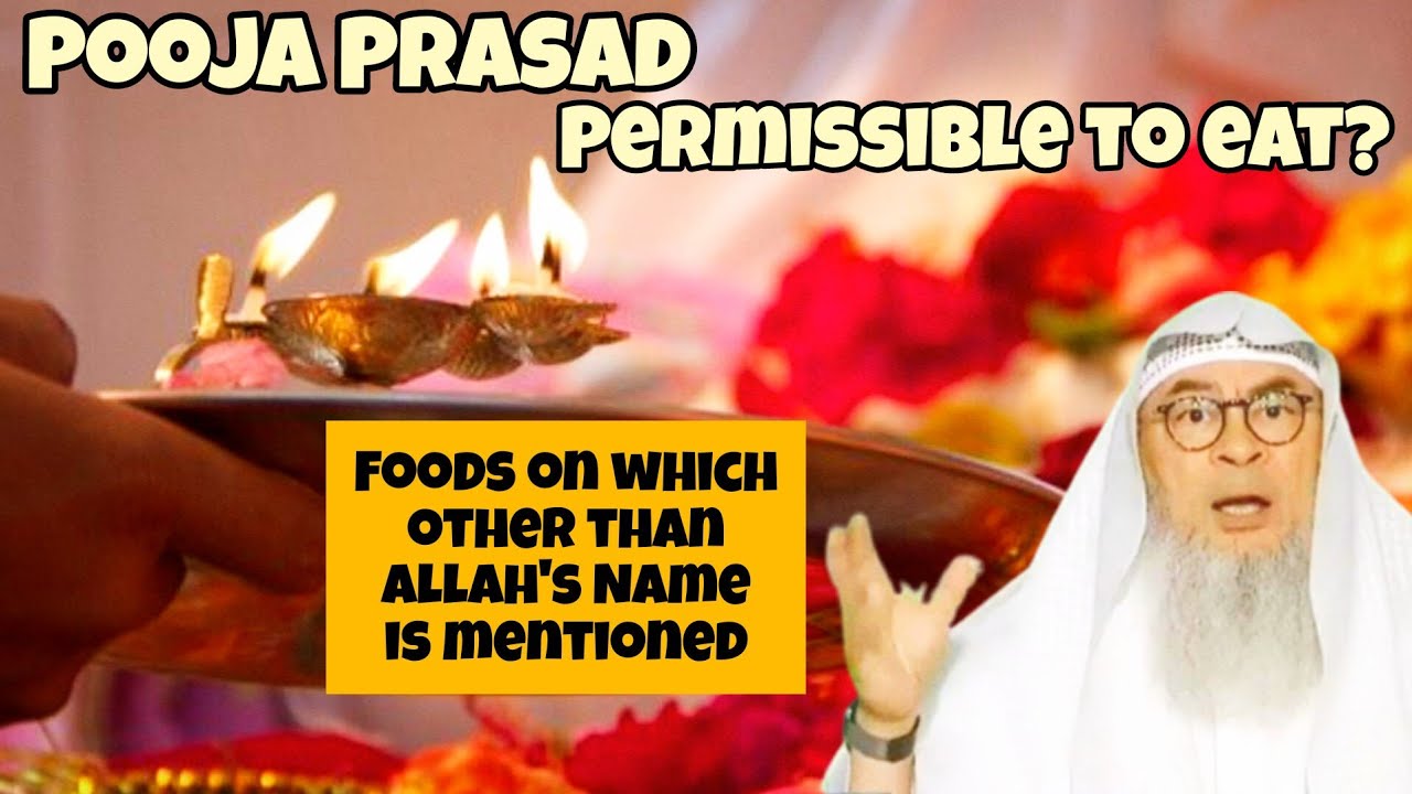 Pooja Prasad || Foods that are prohibited when other than Allah's Name is mentioned #assim al hakeem