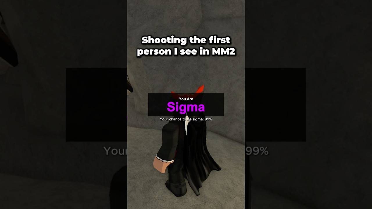 SHOOTING THE FIRST PERSON IN MM2🤣 #roblox #mm2 #shorts #murdermystery #murdermystery2 #robloxshorts