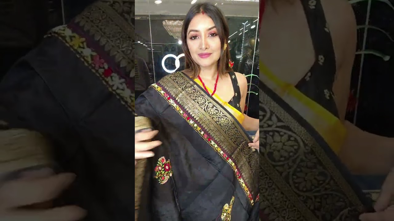 BOOKING NUMBER : 8100246867 // MUGA SILK SAREES // LABEL Priyanka Roy Karmakar #saree 