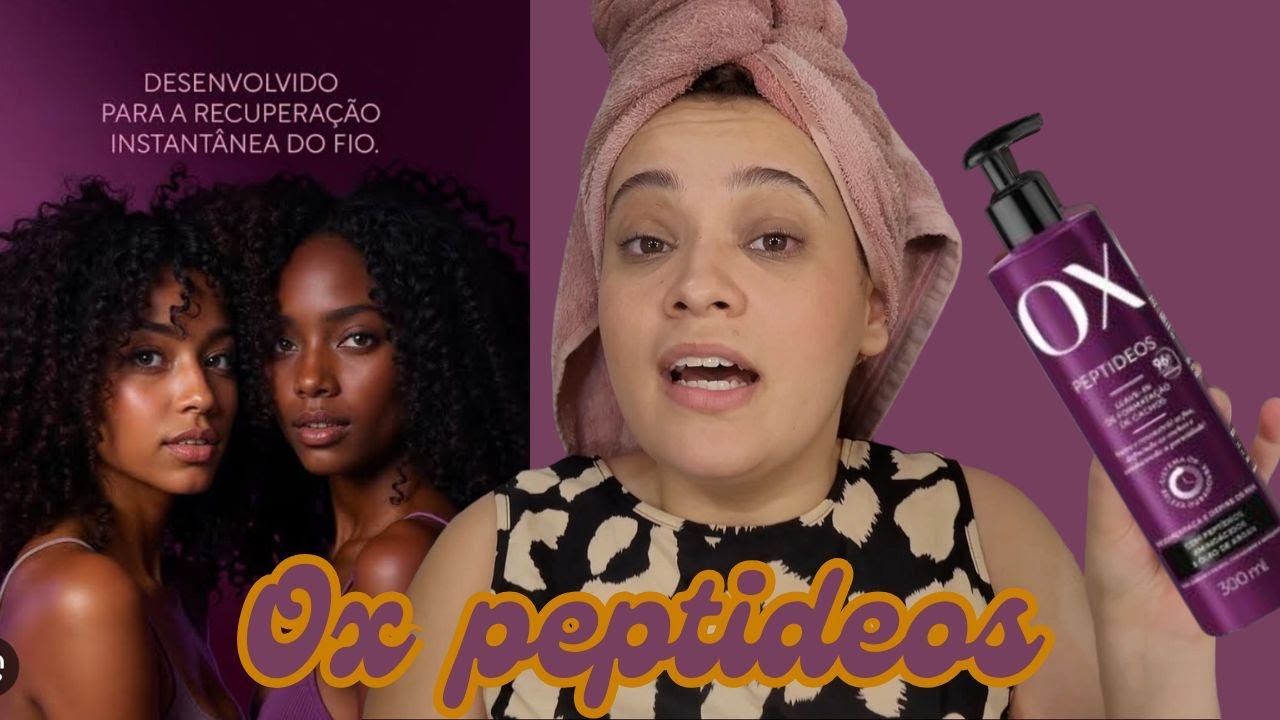 Testei o FINALIZADOR OX PEPTIDEOS para cabelo cacheado @OX