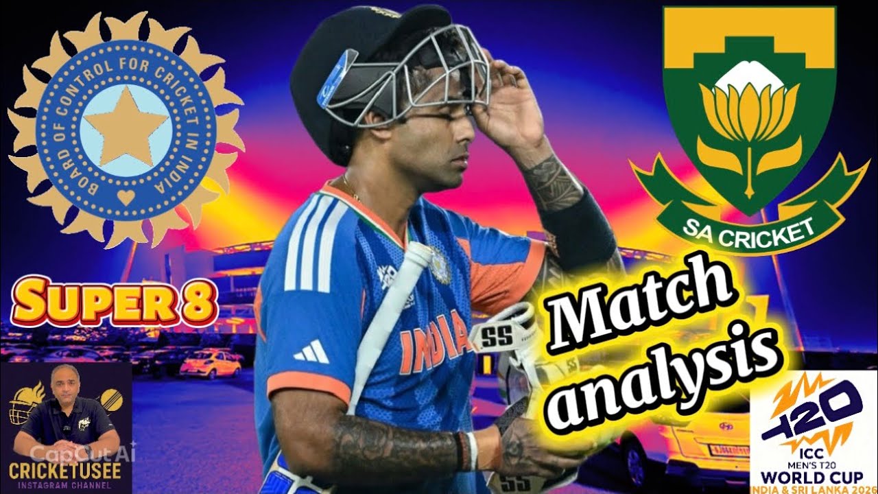 Indian batting exposed | t20 World Cup 2026 Super 8 match analysis #indvssa #t20worldcup2026 