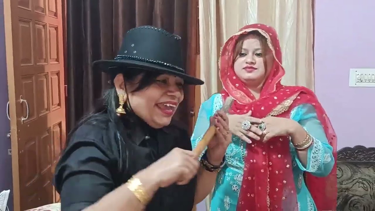 मैं हु साठ साल का जवान | हां बाबा तू बुड्ढा हाँ, सारे कहन्दे बुड्ढा वें | Funny Ladies Sangeet |