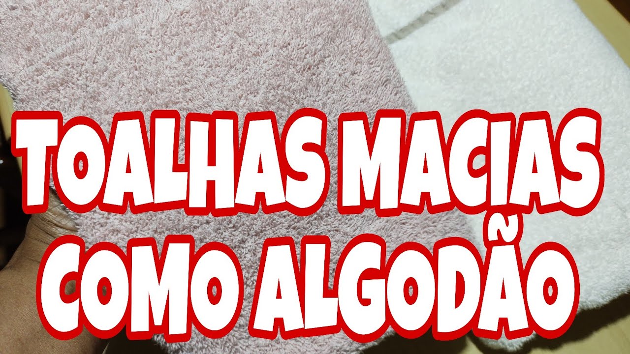 COMO TIRAR MAU CHEIRO e MANCHAS DE TOALHAS DE BANHO e DEIXAR MACIAS