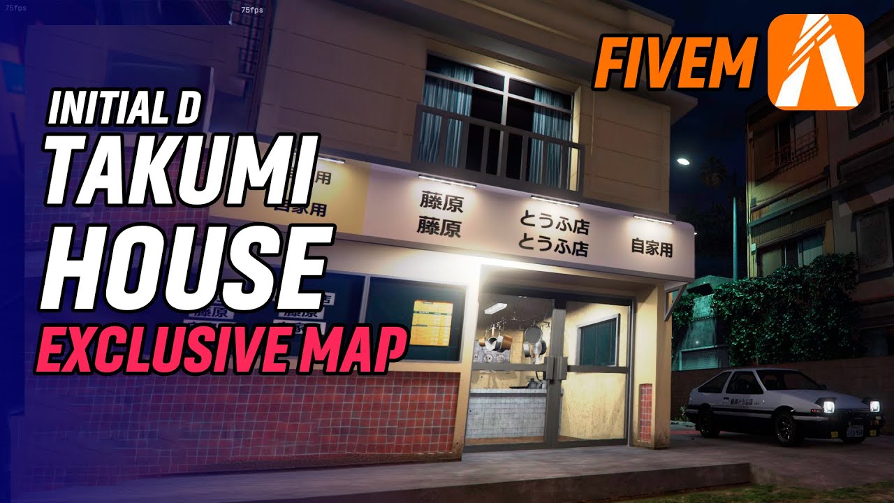 Takumi Fujiwara House ymap fivem map MZ Store