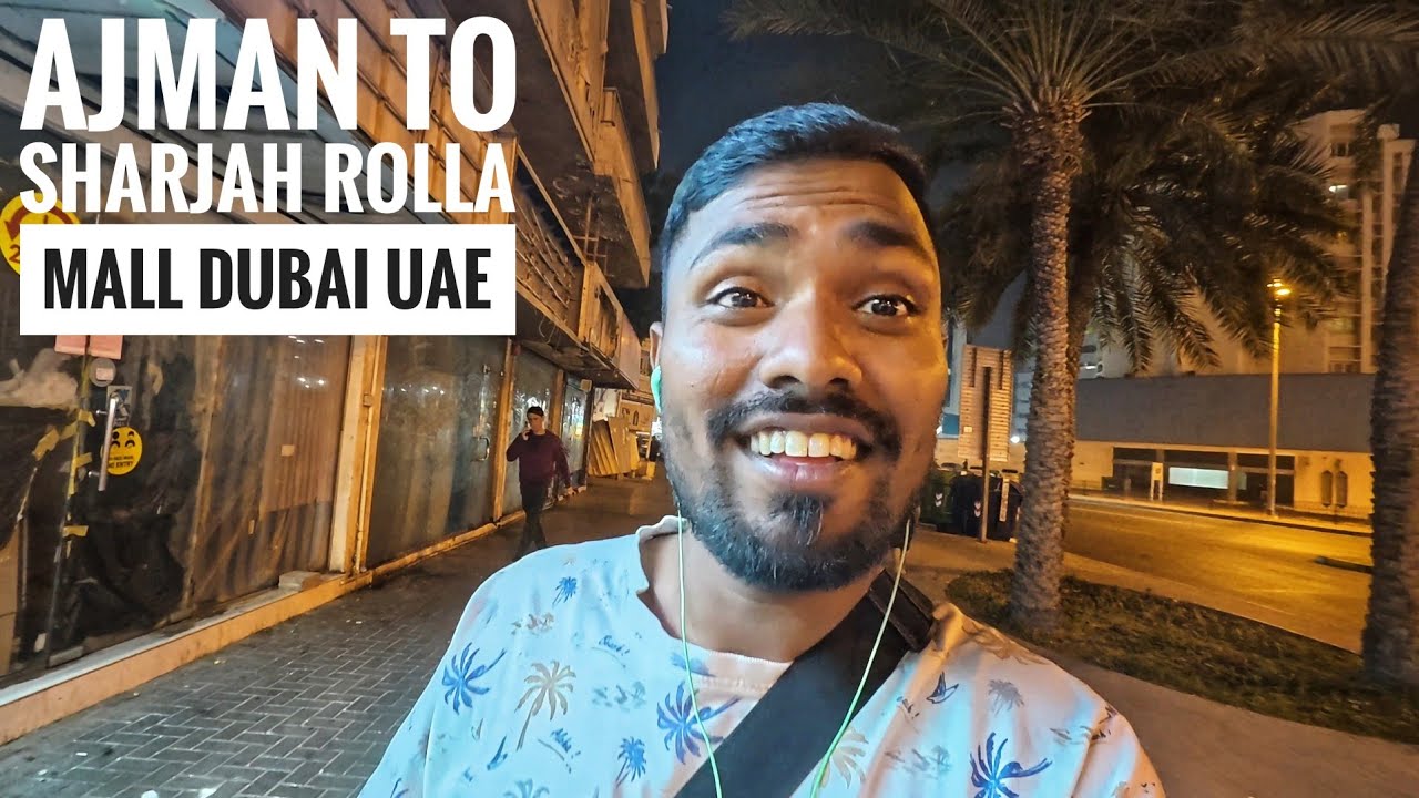 AJMAN BUS TO SHARJAH ROLLA MALL VLOG UAE DUBAI 