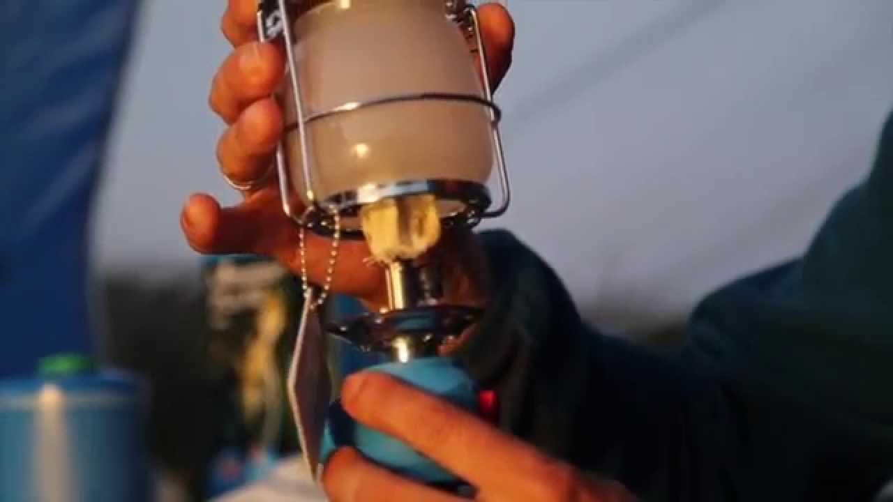 How to fit a mantle to a gas lantern