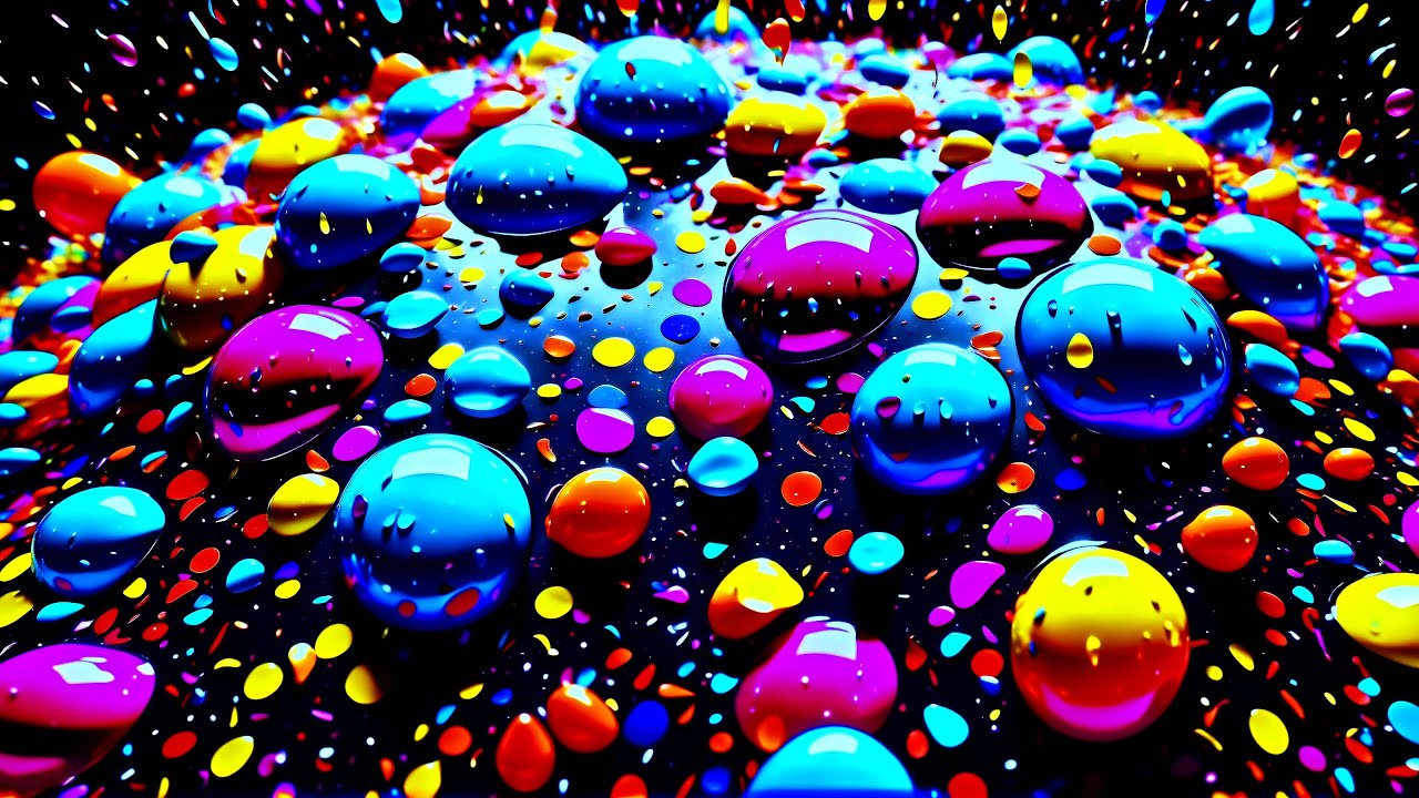Clean Minimal Liquid Textures &bull; Evolving 4K Background