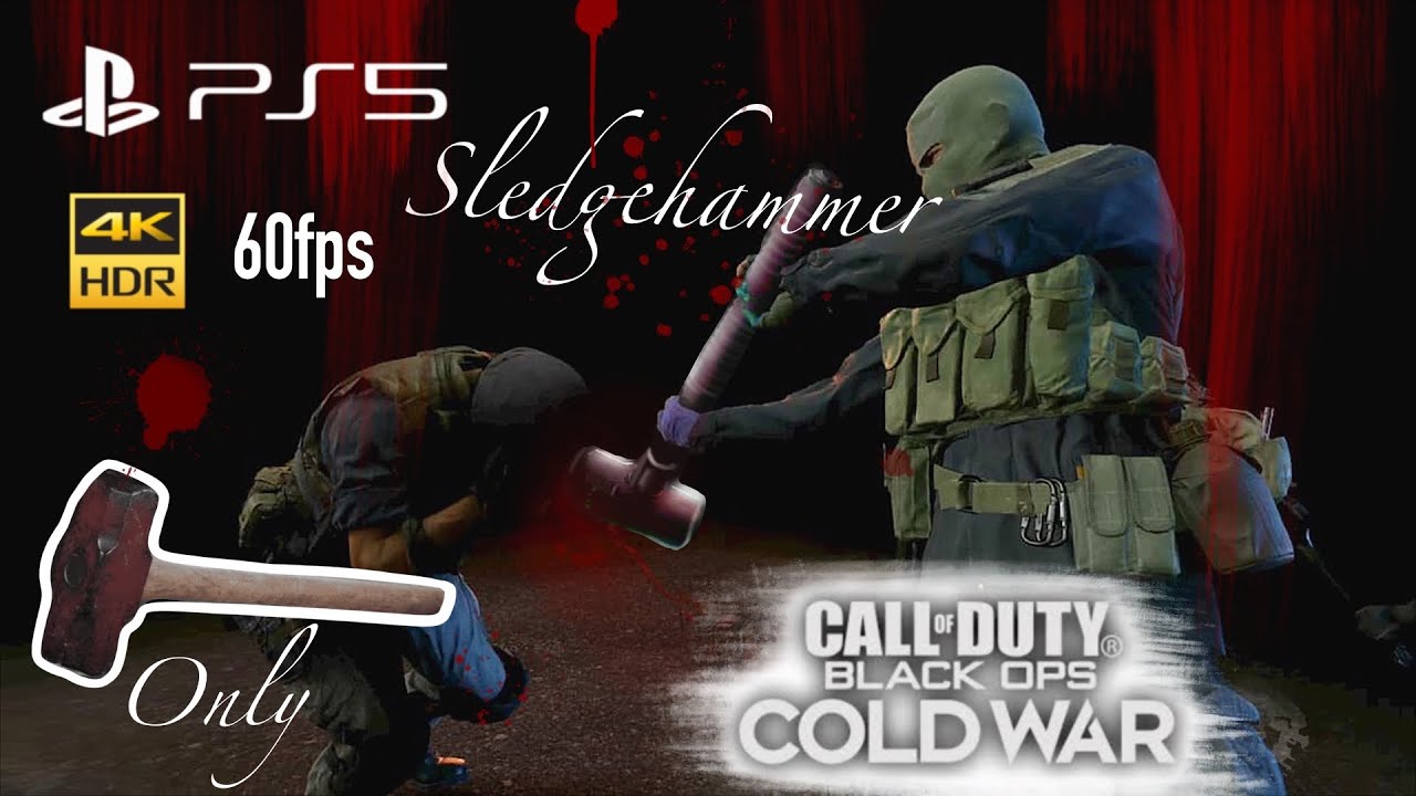 Call of Duty Cold War - Sledgehammer Only - Gameplay on PS5 60fps - 4K HDR