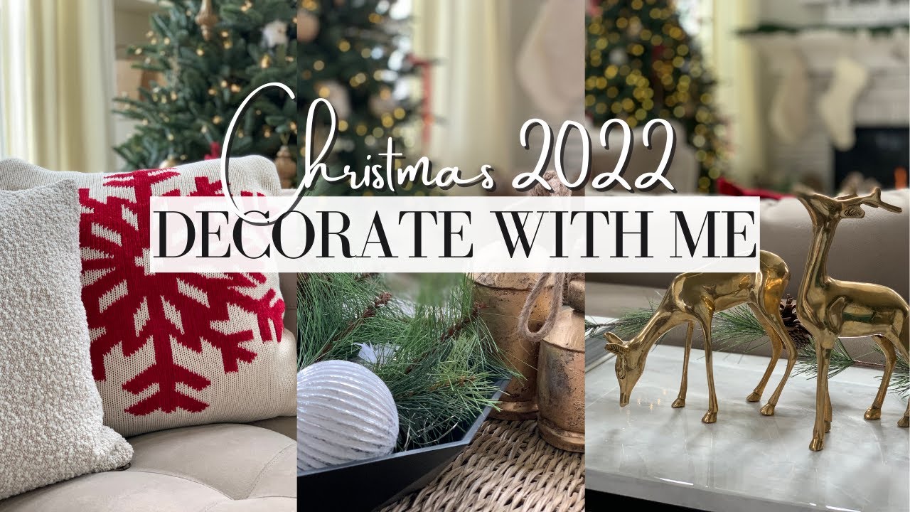 CHRISTMAS DECORATE WITH ME 2022 | PART 2 | NEUTRAL CHRISTMAS DECOR IDEAS