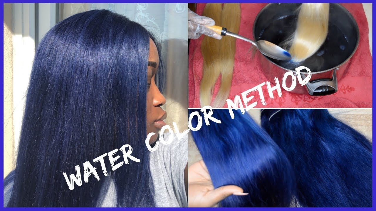 CRASH TEST WATER COLOR METHOD 💙 Ft Perstar Hair