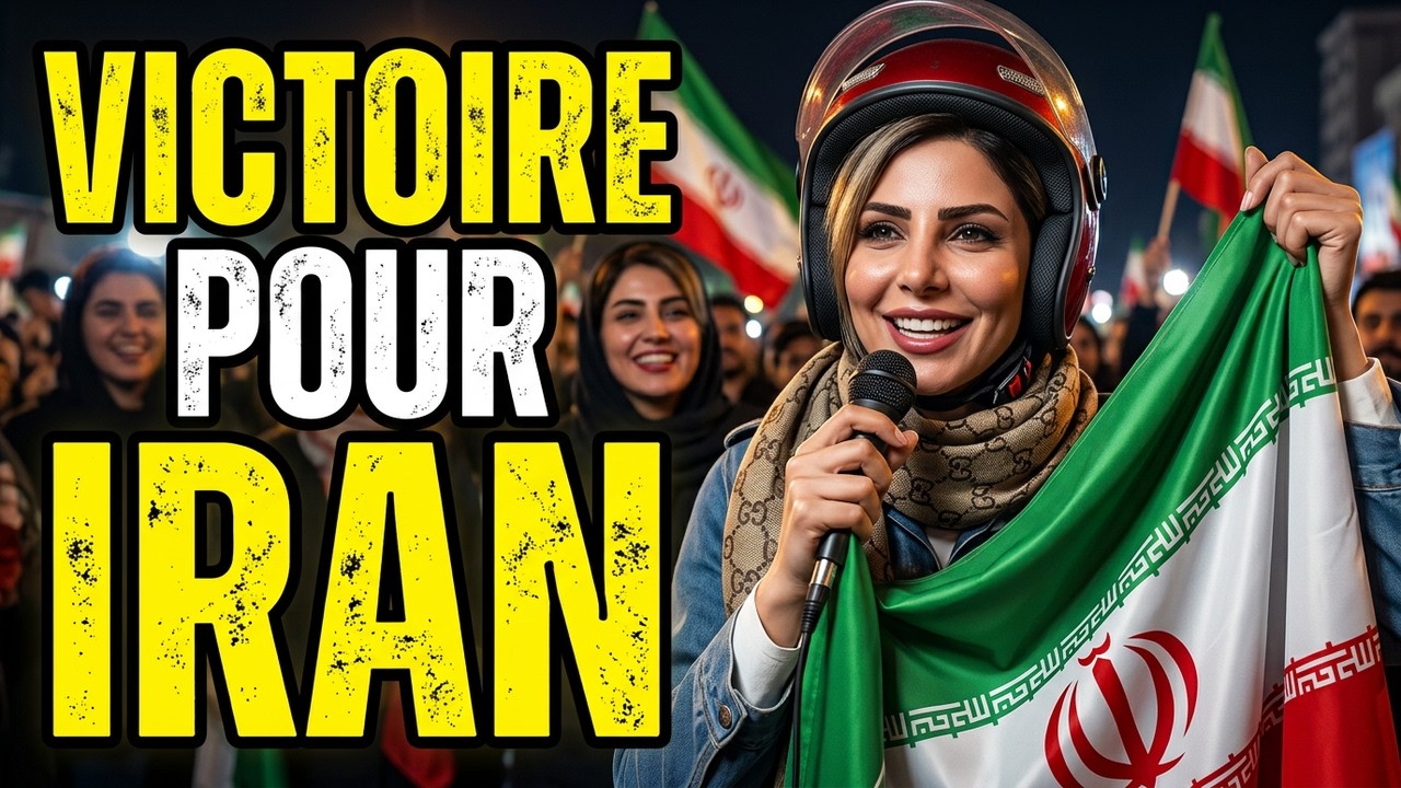 une femme iranienne devient le symbole de la victoire de Iran sur Trump et les etats unis