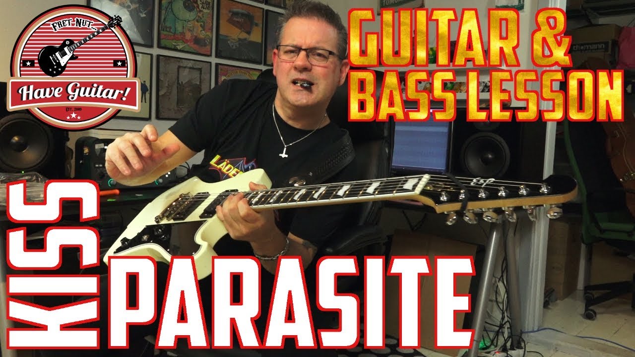 Parasite группы KISS (урок игры на гитаре и басу)