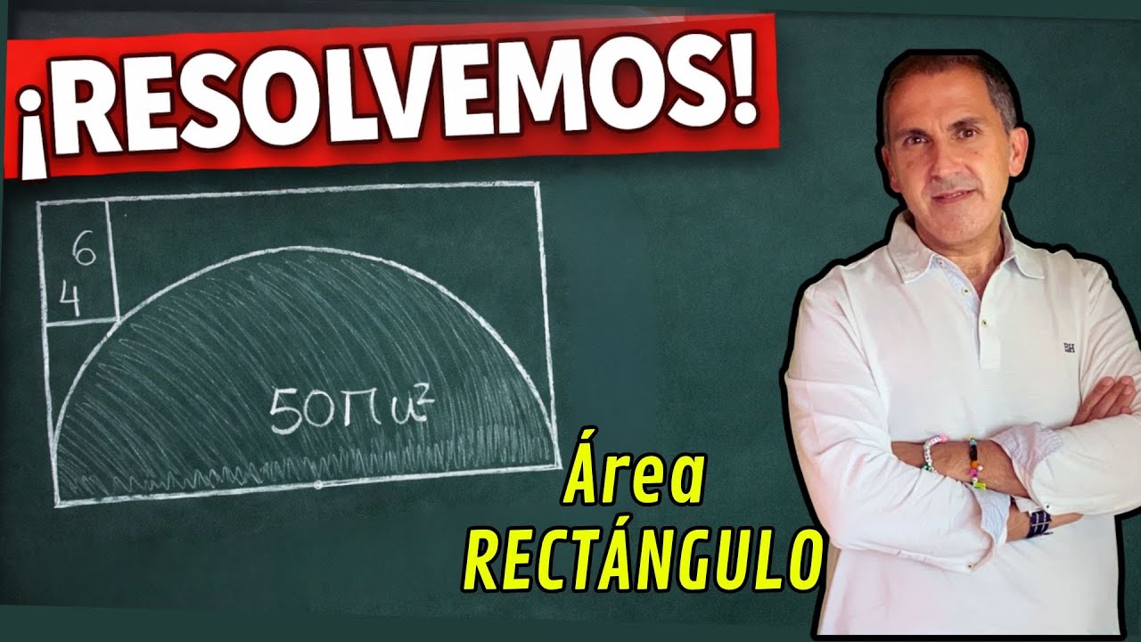 Área rectángulo imPOSIBLE calcular | Reto matemático resuelto