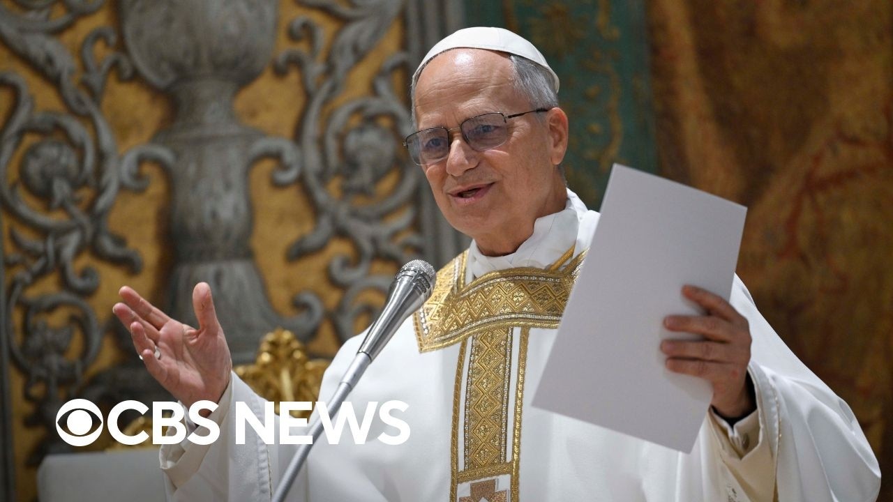 Watch: Pope Leo XIV speaks in English at start of first mass