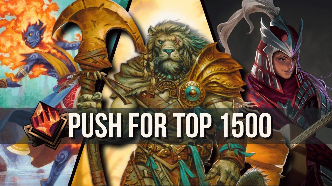 Can we get top 1500? | Standard MTG Arena