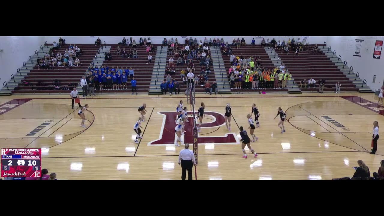Papillion-La Vista Monarchs vs Papillion La Vista South Titans Varsity Volleyball METRO Tournament