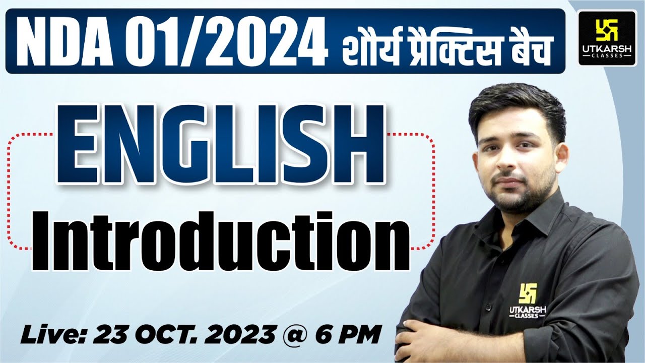 NDA 01/2024 English Introduction | NDA 2024 Preparation | NDA 2024 English
