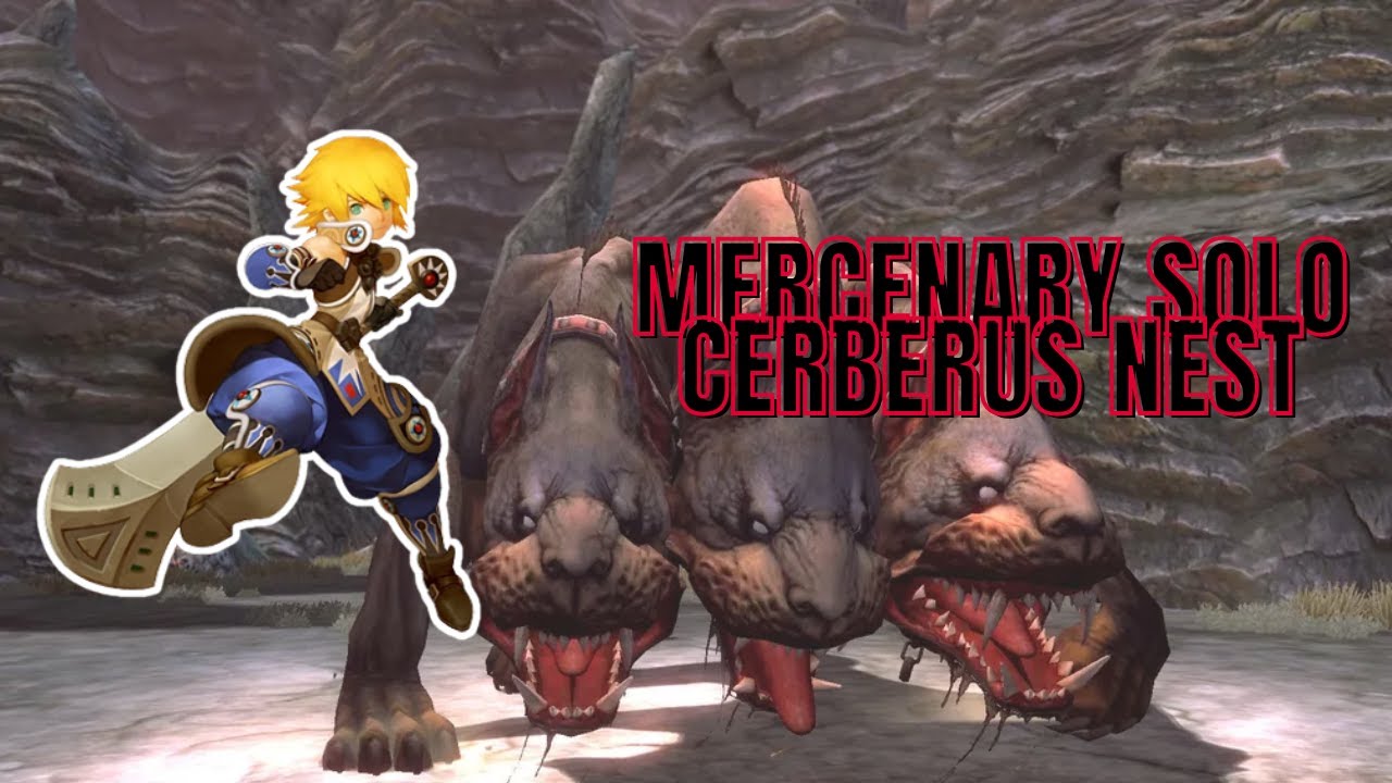 Dragon Nest Classic : Mercenary Equip Preview and Skill Guide for Solo Cerberus Practice Mode