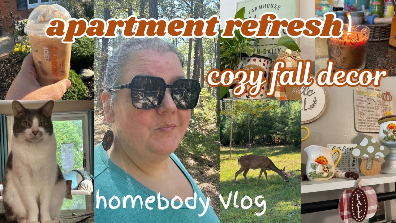 apartment refresh | cozy fall decor | homebody chronicles | nature walks 