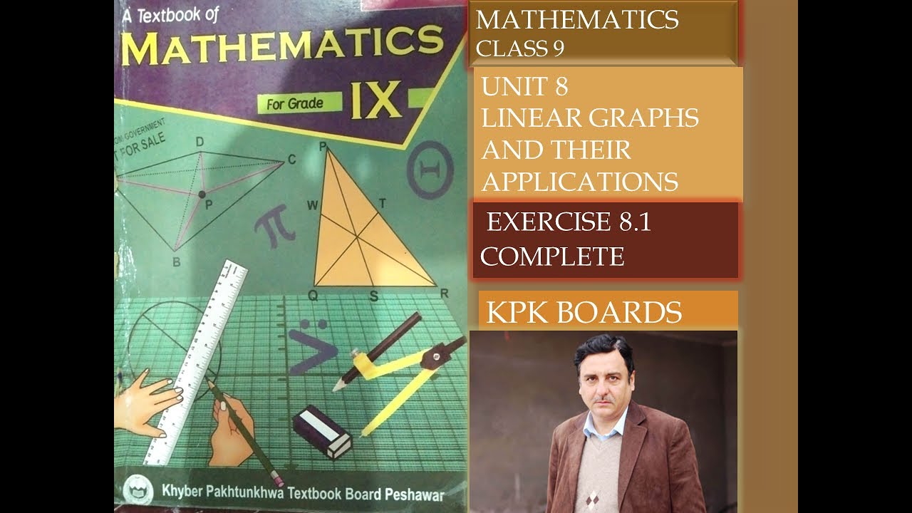 LECTURE #67 EXERCISE 8.1 UNIT#8 LINEAR GRAPHS AND THEIR APPLICATIONS . CLASS 9 MATH KPK BOARDS