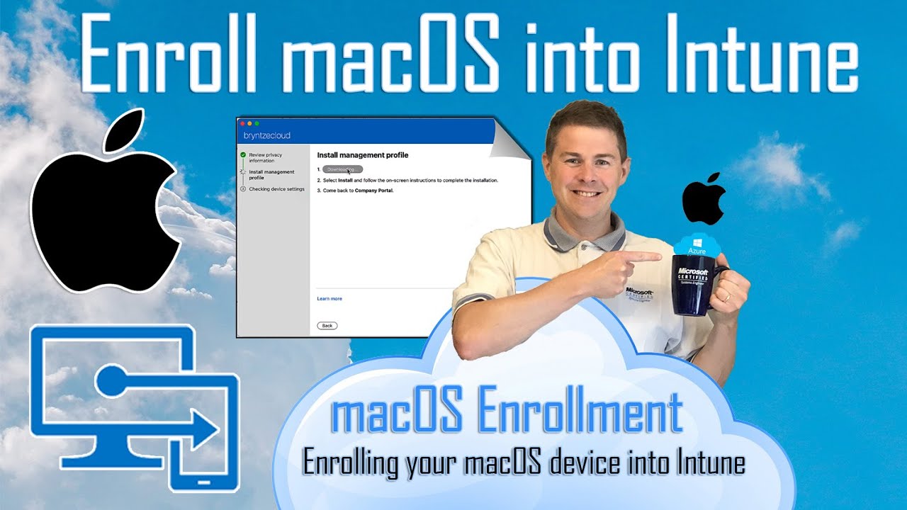 Регистрация устройства macOS в Intune — Управление macOS в Intune (4/10)