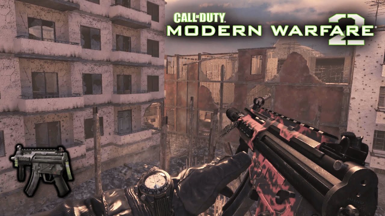 43-6 Insane MP5K Streaks - Call of Duty: Modern Warfare 2 - Gameplay (2009) - No Commentary