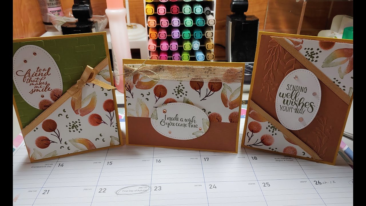 Fall One Sheet Wonder using Gorgeous Posies