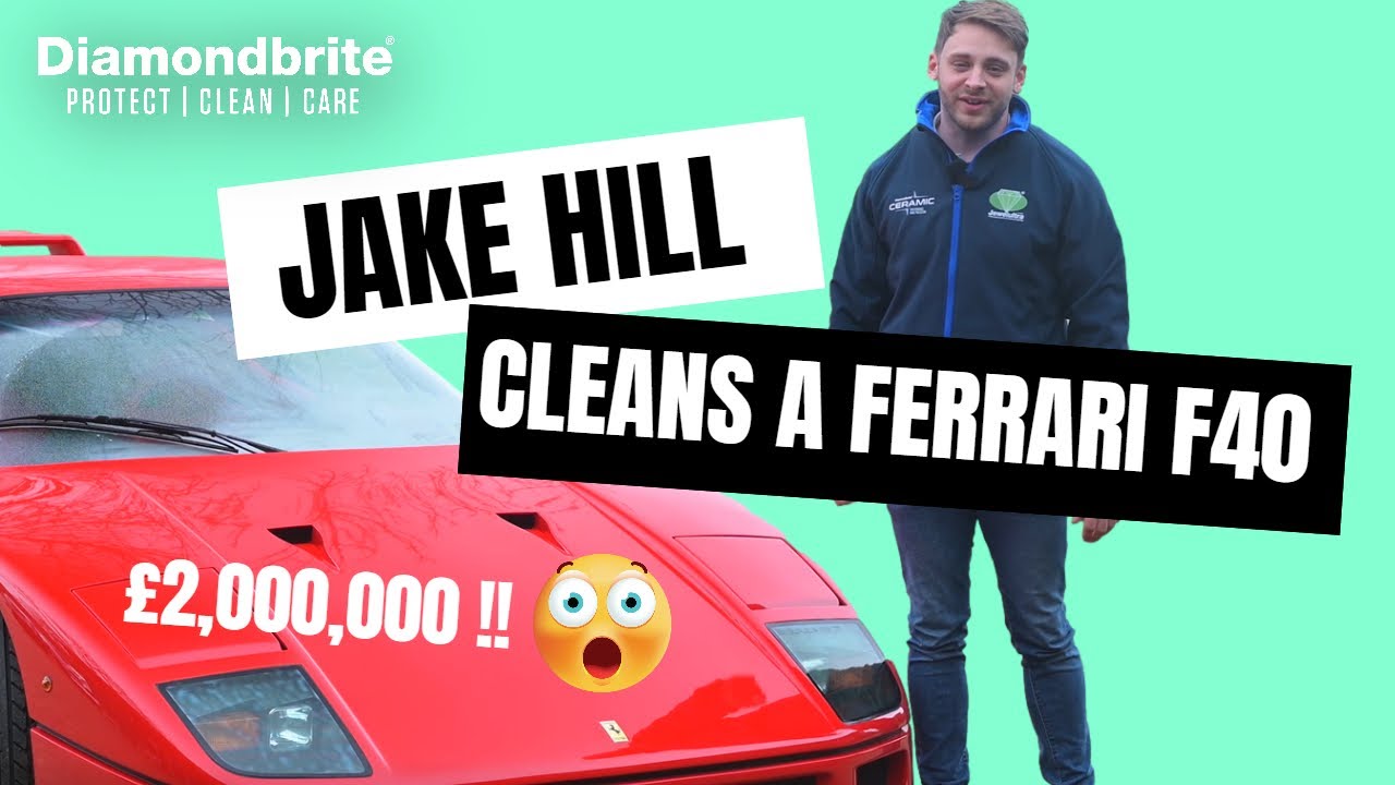 Jake Hill Cleans a Ferrari F40 with some Diamondbrite goodies!