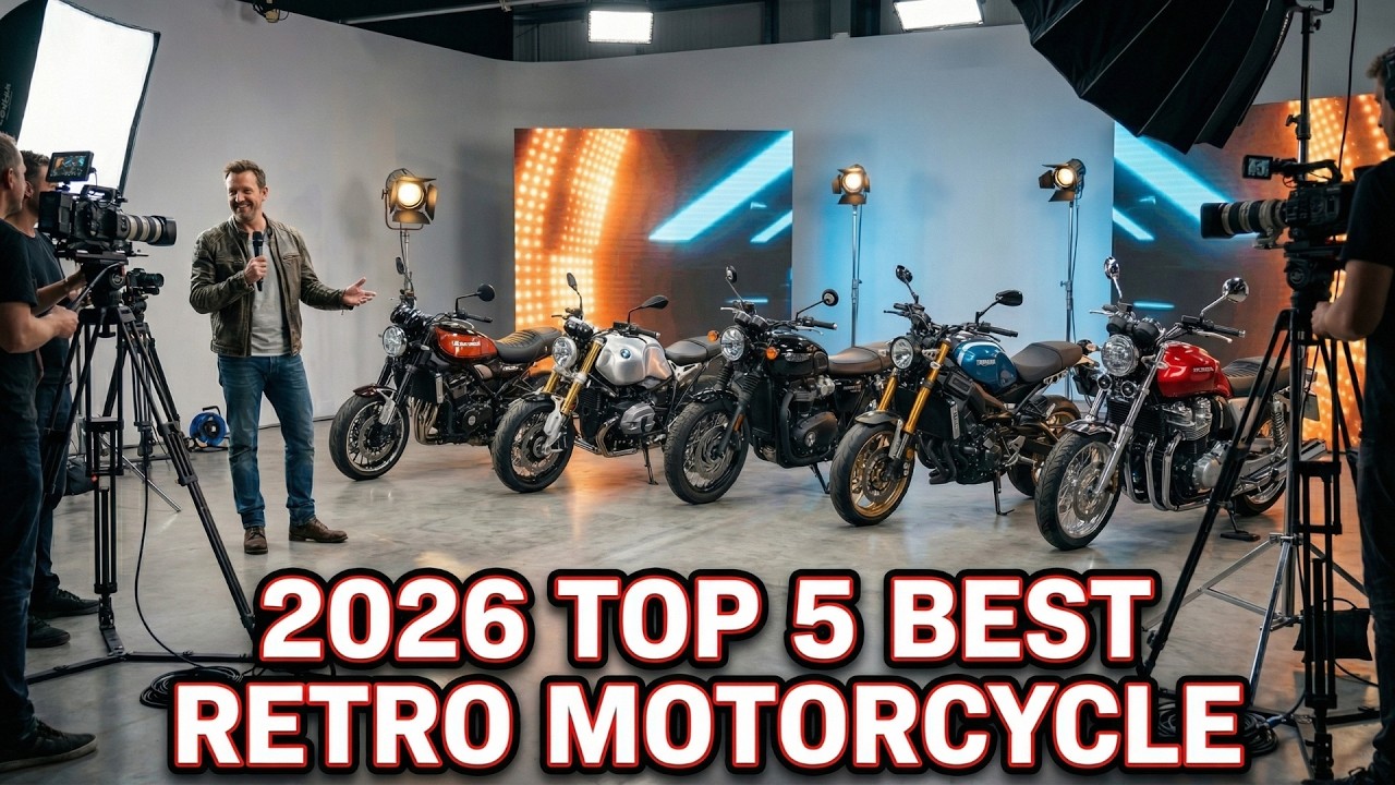 ТОП-5 ЛУЧШИХ РЕТРО-МОТОЦИКЛОВ 2026 ГОДА! - KAWASAKI, BMW, TRIUMPH, YAMAHA, HONDA