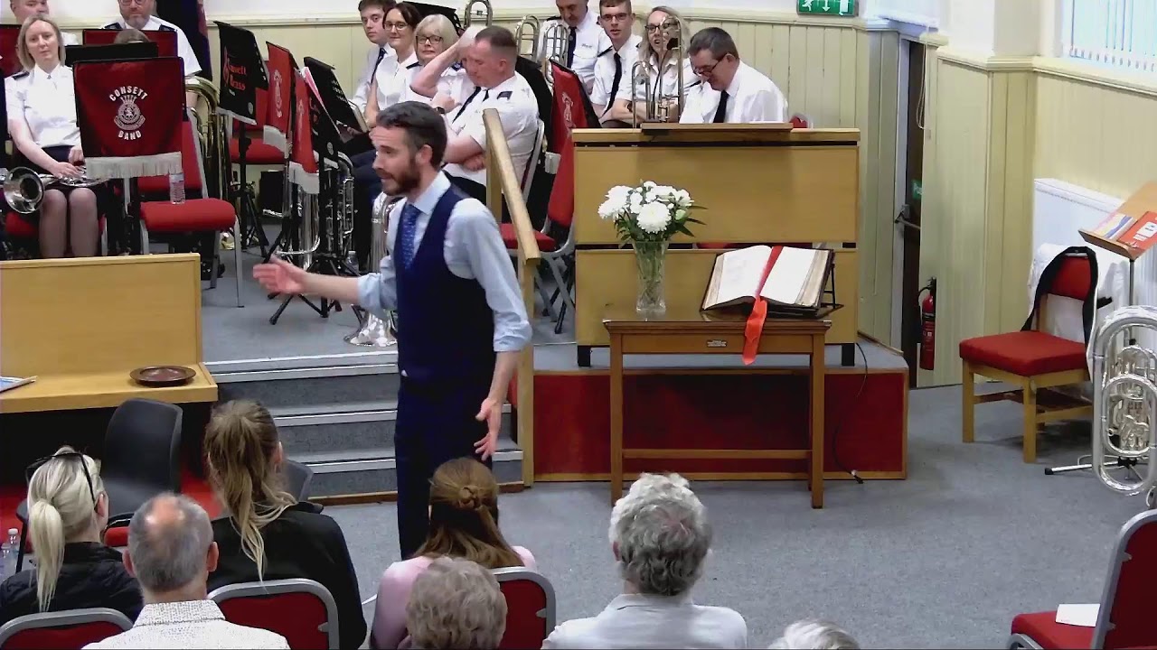 Consett SA Band & Consett Brass in concert with White River brass