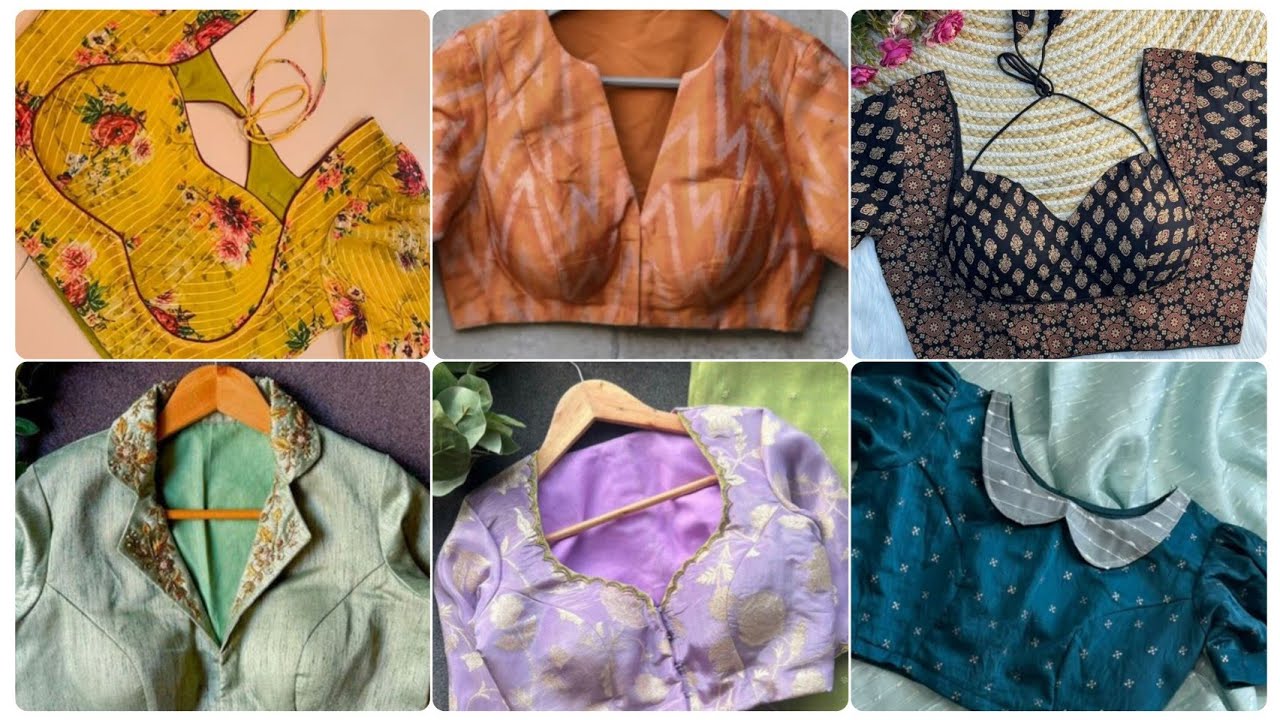 Trendy Blouse Front Neck Designs Part-1 😍 ब्लाउज के आगे का गला डिज़ाइनस