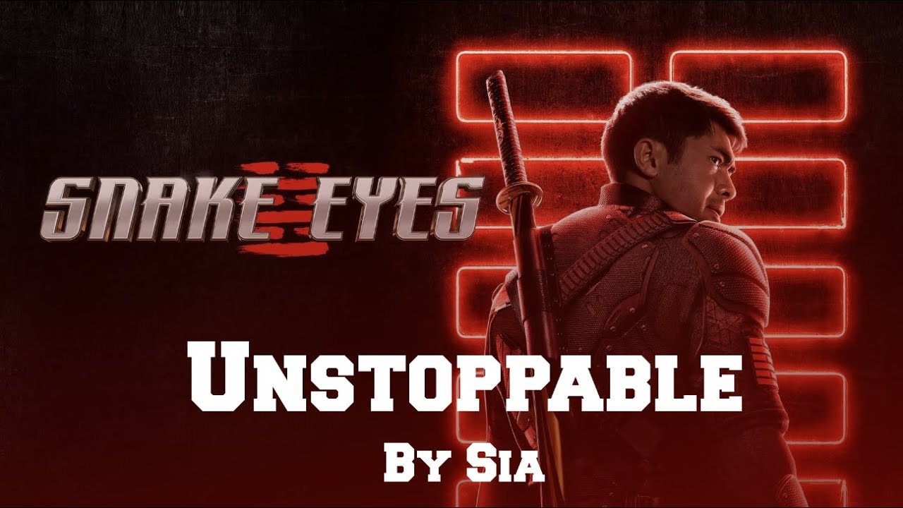 Unstoppable by Sia with Snake Eyes #sia #song #thisisacting #unstoppble #SnakeEyes