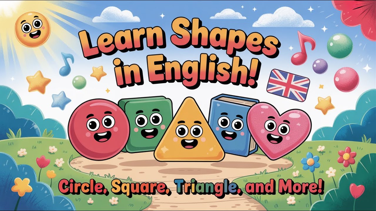 Learn Shapes in English | Preschool Shape Recognition Made Easy